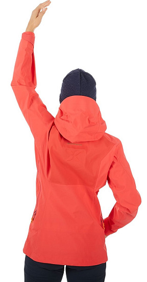 Куртка женская Mammut Nordwand Pro HS Hooded Sunset - Фото 5 большая
