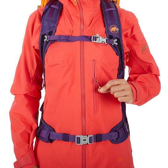 Куртка женская Mammut Nordwand Pro HS Hooded Sunset - Фото 7 большая