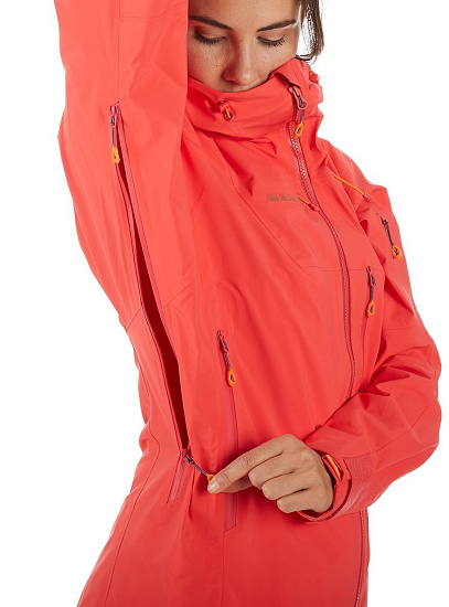 Куртка женская Mammut Nordwand Pro HS Hooded Sunset - Фото 10 большая