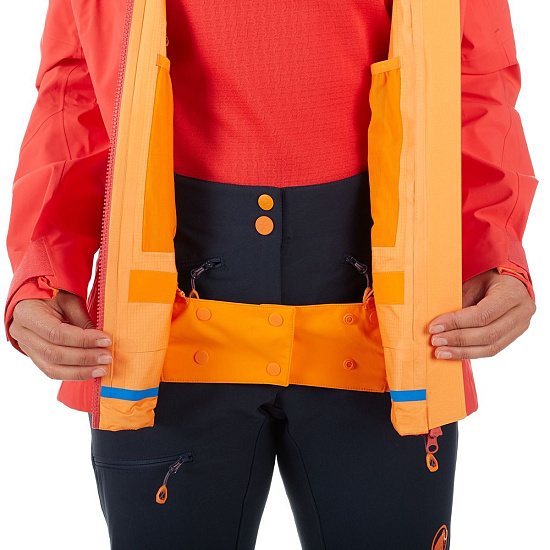 Куртка женская Mammut Nordwand Pro HS Hooded Sunset - Фото 12 большая