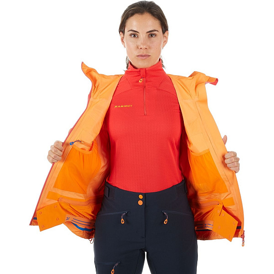 Куртка женская Mammut Nordwand Pro HS Hooded Sunset - Фото 16 большая