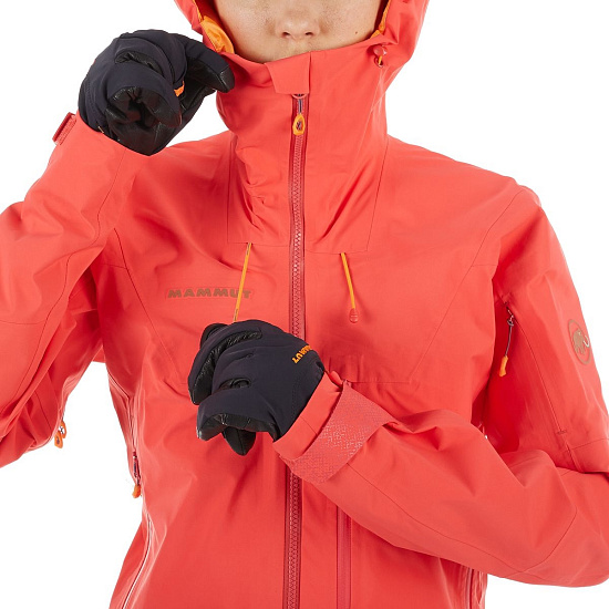 Куртка женская Mammut Nordwand Pro HS Hooded Sunset - Фото 17 большая