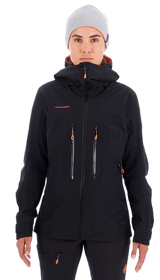 Куртка женская Mammut Nordwand Advanced HS Hooded Black - Фото 2 большая