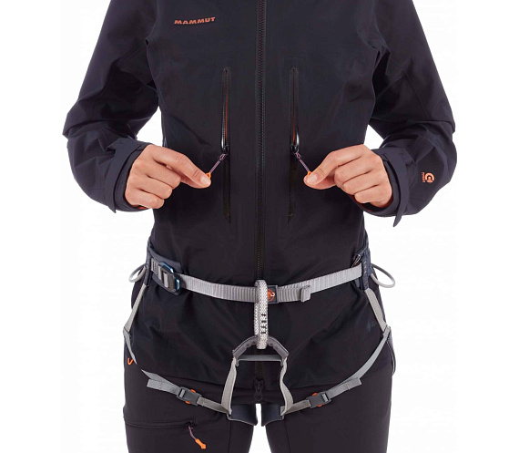 Куртка женская Mammut Nordwand Advanced HS Hooded Black - Фото 8 большая