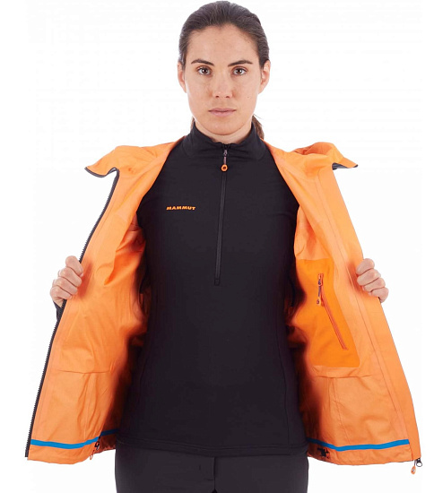 Куртка женская Mammut Nordwand Advanced HS Hooded Black - Фото 10 большая