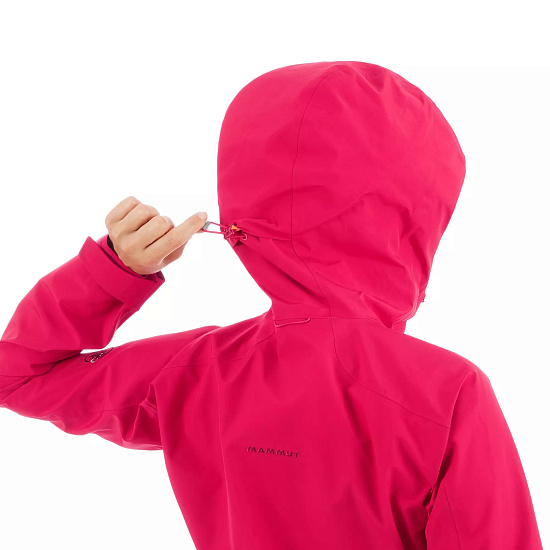 Куртка женская Mammut Ridge HS Hooded Dragon Fruit - Фото 7 большая
