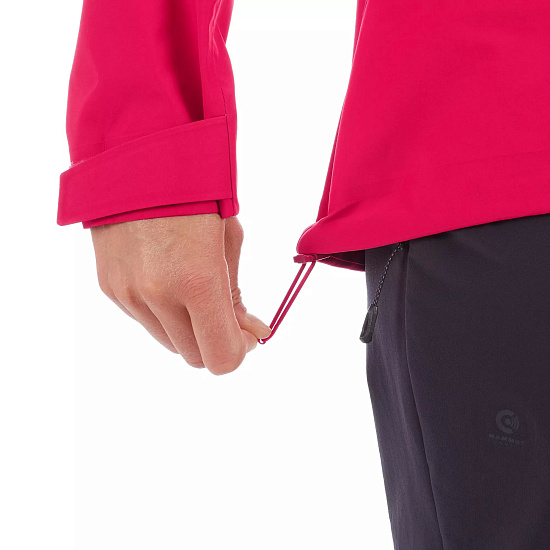 Куртка женская Mammut Ridge HS Hooded Dragon Fruit - Фото 8 большая
