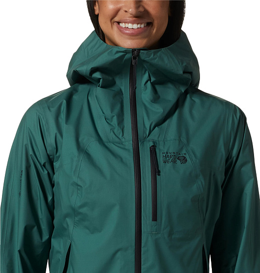 Куртка женская Mountain Hardwear Exposure/2 Gore-Tex Paclite Plus Mint Palm - Фото 4 большая