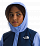 Куртка детская The North Face Girls Antora Rain Virtual Blue - Фото 7 малая