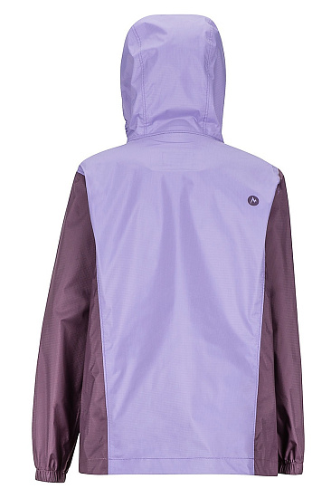 Куртка детская Marmot Girl's PreCip Eco Paisley Purple/Vintage Violet - Фото 2 большая