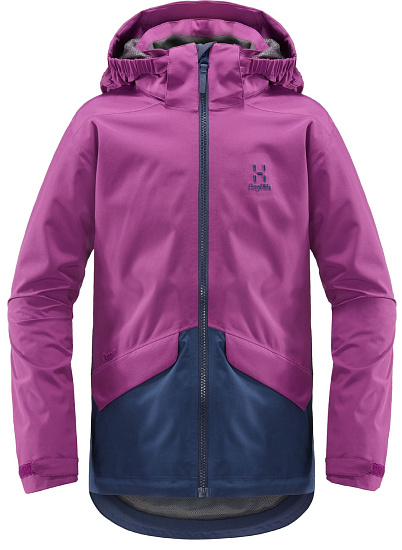 Куртка детская Haglofs Mila Lilac/Tarn Blue - Фото 1 большая