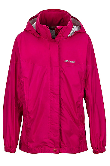 Куртка детская Marmot Girl's PreCip Sangria - Фото 1 большая