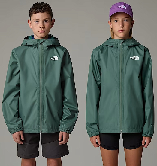 Куртка детская The North Face Zipline Rain Duck Green - Фото 2 большая