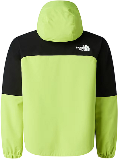 Куртка детская The North Face Hike Packable Shell Tnf Black/Fizz Lime - Фото 2 большая