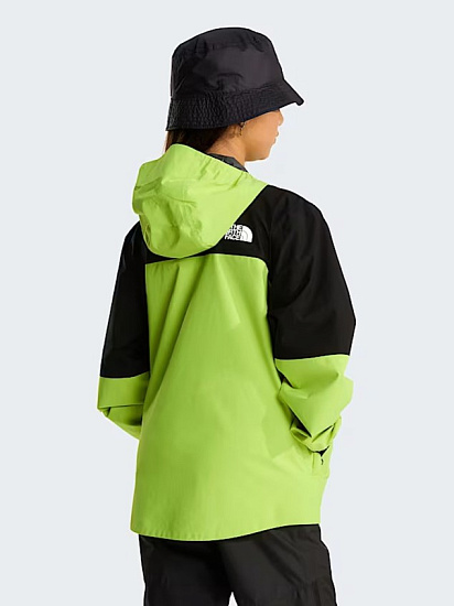 Куртка детская The North Face Hike Packable Shell Tnf Black/Fizz Lime - Фото 14 большая