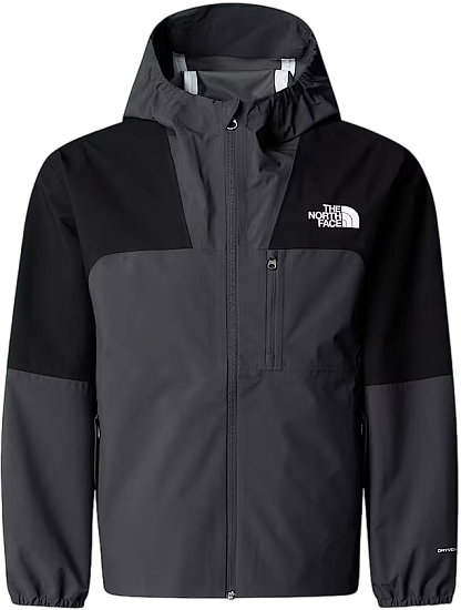 Куртка детская The North Face Hike Packable Shell Tnf Black/Asphalt Grey - Фото 1 большая