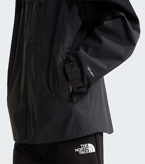 Куртка детская The North Face Hike Packable Shell Tnf Black/Asphalt Grey - Фото 8 большая