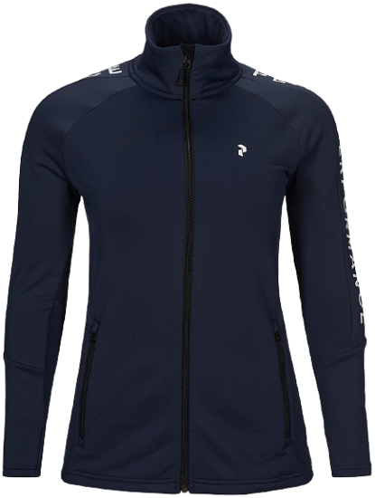 Куртка женская Peak Performance Rider Zip Blue Shadow - Фото 1 большая