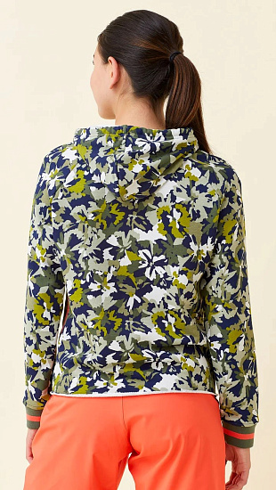 Толстовка женская Krimson Klover Julia Hoodie Floral Forest - Фото 3 большая