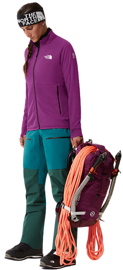 Куртка женская The North Face Summit Futurefleece Pamplona Purple - Фото 9 большая