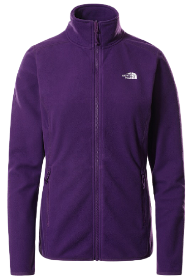 Куртка женская The North Face 100 Glacier Full Zip Gravity Purple - Фото 1 большая