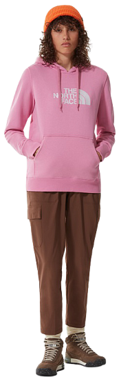 Толстовка женская The North Face Drew Peak Pullover Hoodie Sunset Mauve - Фото 7 большая