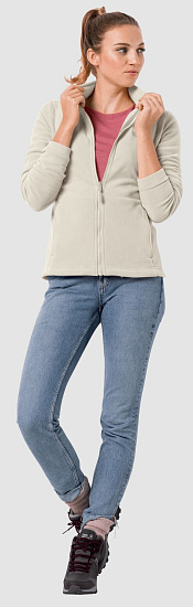 Куртка женская Jack Wolfskin Kiruna White Sand - Фото 2 большая