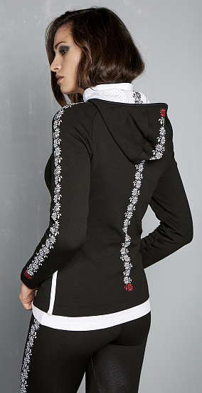 Куртка женская Newland Cristina Black/White - Фото 4 большая