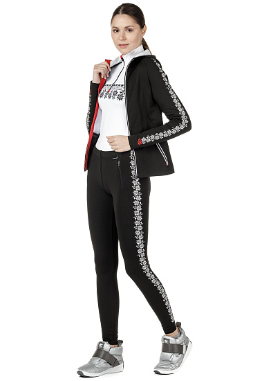 Куртка женская Newland Cristina Black/White - Фото 5 большая