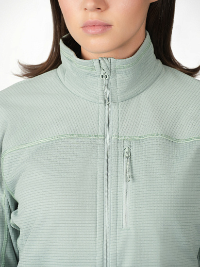 Куртка флисовая женская Fjallraven Abisko Lite Misty Green - Фото 5 большая