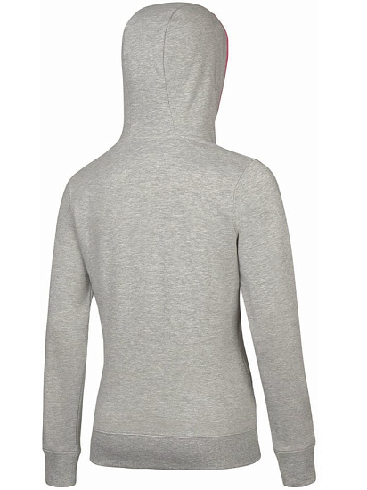 Толстовка женская Mizuno Sweat Hoodie Heather Grey - Фото 2 большая