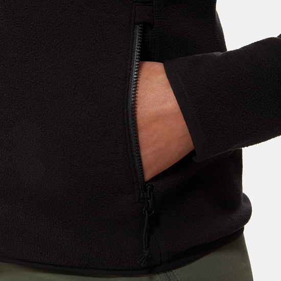 Куртка женская The North Face 100 Glacier Fz Black - Фото 3 большая