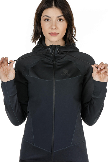 Куртка женская Black Yak Betizu Hoody Black Beauty - Фото 3 большая