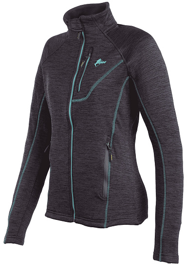 Куртка женская Ande Chalten Full Zip Antracite - Фото 2 большая