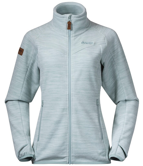 Куртка женская Bergans Hareid Fleece Misty Forest - Фото 1 большая