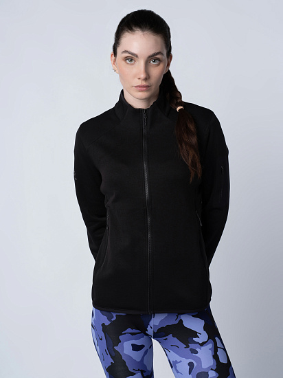 Куртка женская Kailas Stand Colar Fleece Black - Фото 8 большая