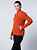 Куртка женская Kailas Stand Colar Fleece Oxidized Orange - Фото 10 малая