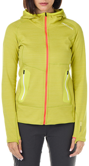 Куртка женская Ortovox Fleece Light Hoody Dirty Daisy Blend - Фото 1 большая