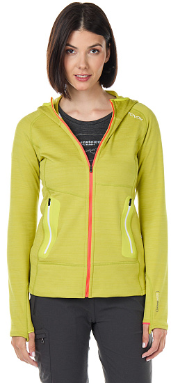 Куртка женская Ortovox Fleece Light Hoody Dirty Daisy Blend - Фото 2 большая