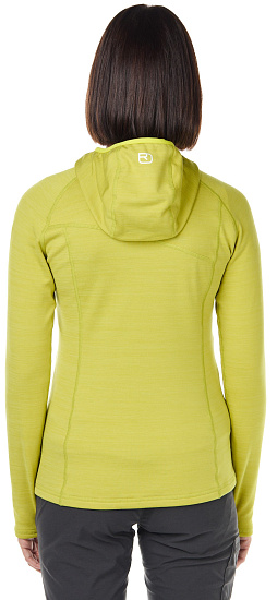 Куртка женская Ortovox Fleece Light Hoody Dirty Daisy Blend - Фото 4 большая