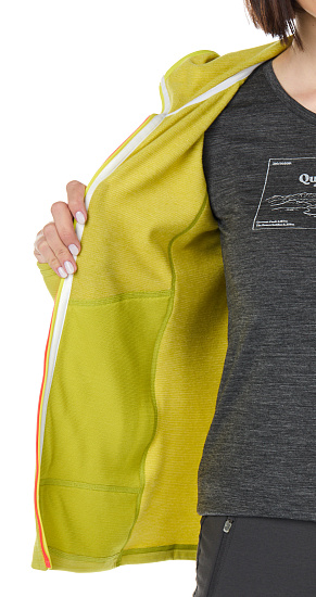 Куртка женская Ortovox Fleece Light Hoody Dirty Daisy Blend - Фото 5 большая