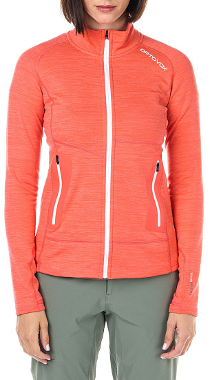 Куртка женская Ortovox Fleece Light Coral Blend - Фото 1 большая