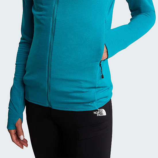 Куртка женская The North Face Bolt Polartec Hoodie Deep Teal - Фото 7 большая