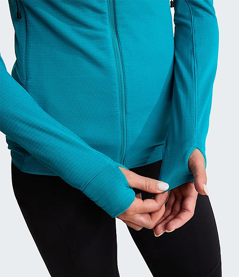 Куртка женская The North Face Bolt Polartec Hoodie Deep Teal - Фото 8 большая