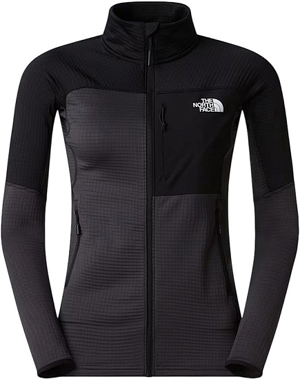 Куртка женская The North Face Polartec Powergrid Stormgap Asphalt Grey/Tnf Black - Фото 1 большая