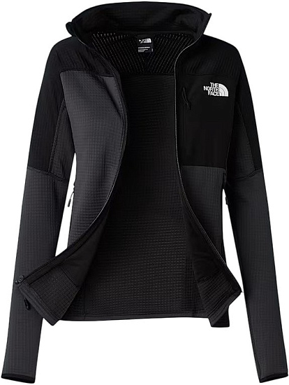 Куртка женская The North Face Polartec Powergrid Stormgap Asphalt Grey/Tnf Black - Фото 3 большая