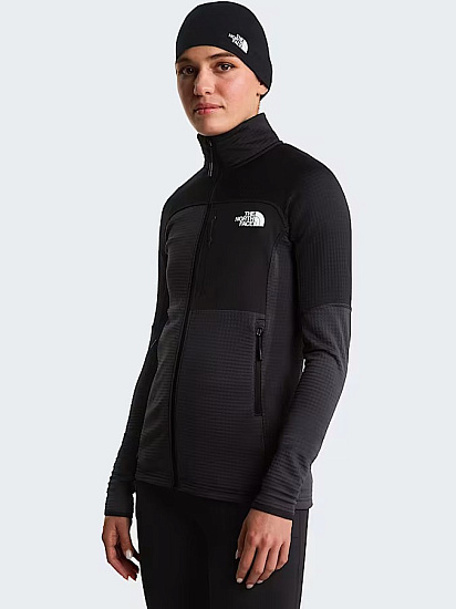 Куртка женская The North Face Polartec Powergrid Stormgap Asphalt Grey/Tnf Black - Фото 4 большая