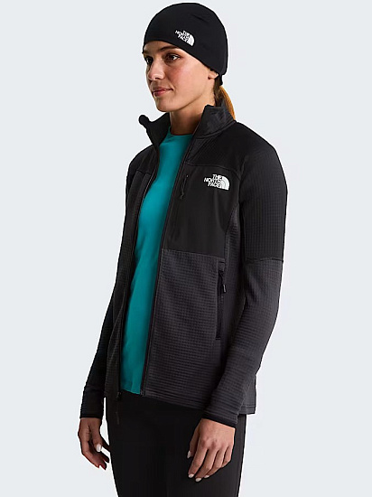 Куртка женская The North Face Polartec Powergrid Stormgap Asphalt Grey/Tnf Black - Фото 7 большая