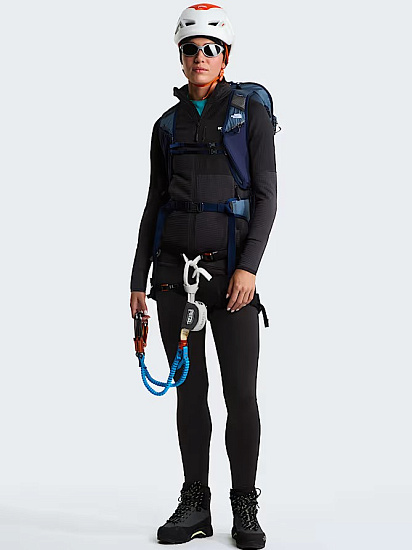 Куртка женская The North Face Polartec Powergrid Stormgap Asphalt Grey/Tnf Black - Фото 12 большая