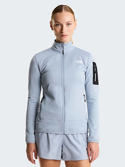 Куртка женская The North Face Mistyescape Fleece Frost Grey/Tnf Black - Фото 3 большая